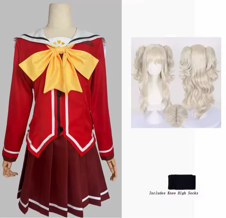 Cosplay charlotte +perruque 