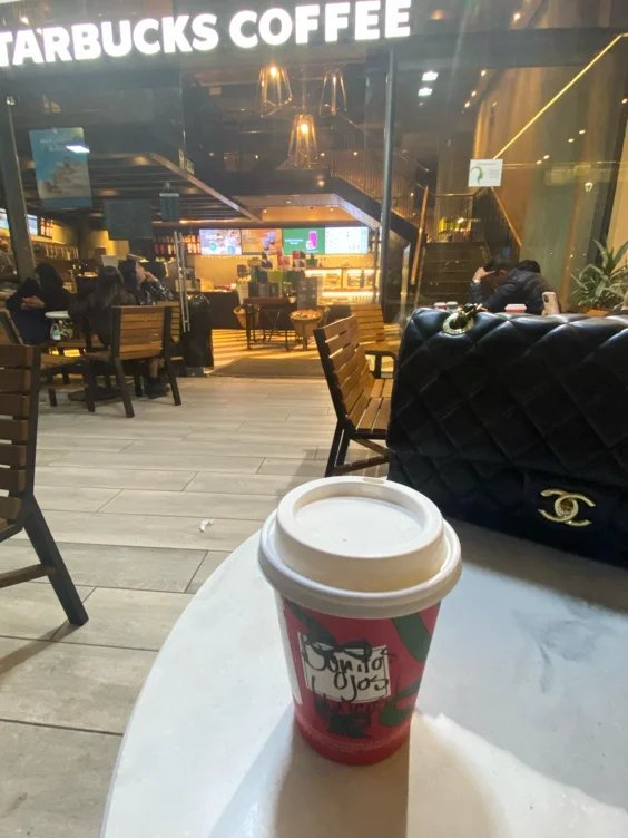 Pay for my coffee 