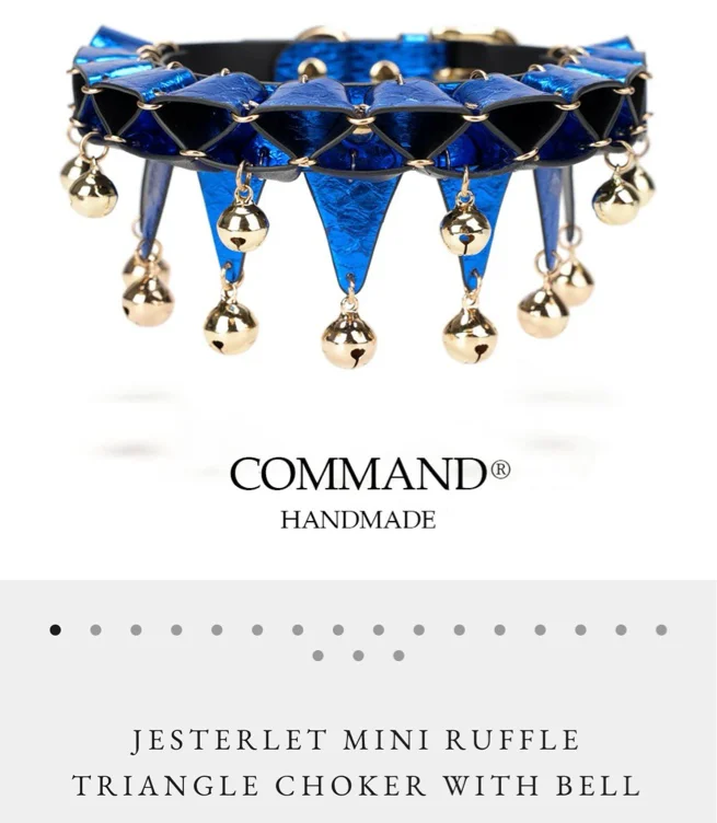 Jesterlet Handmade Choker Blue