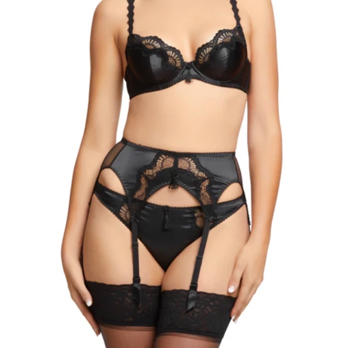 Dita Von Teese Black Lingerie 3pc Set