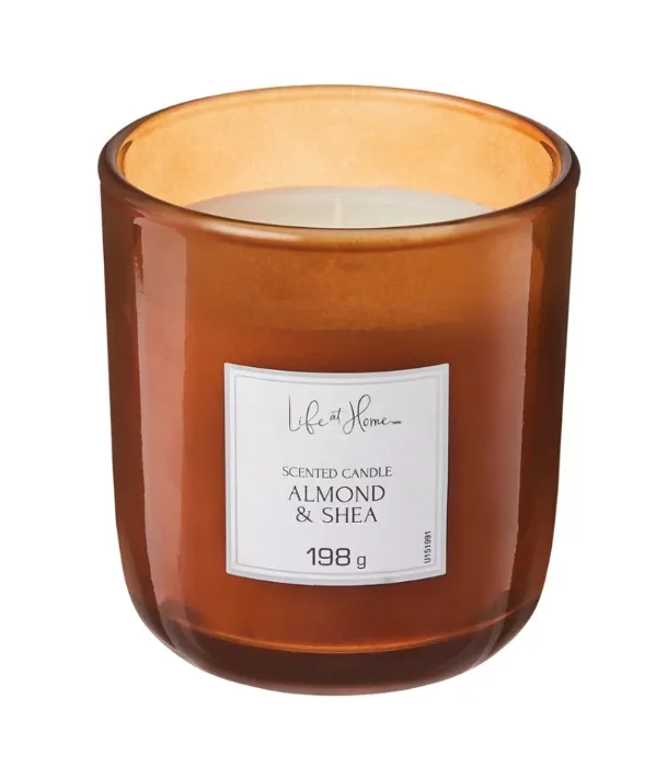 Life At Home Almond & Shea Scented Candle