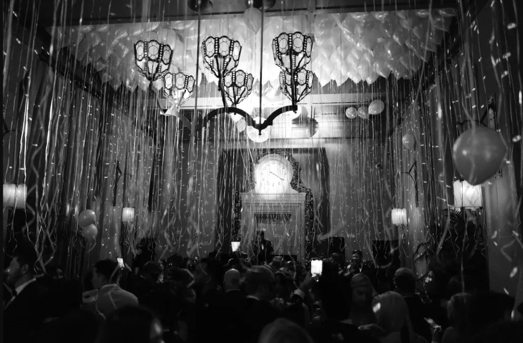 Black and White New Years Eve Party