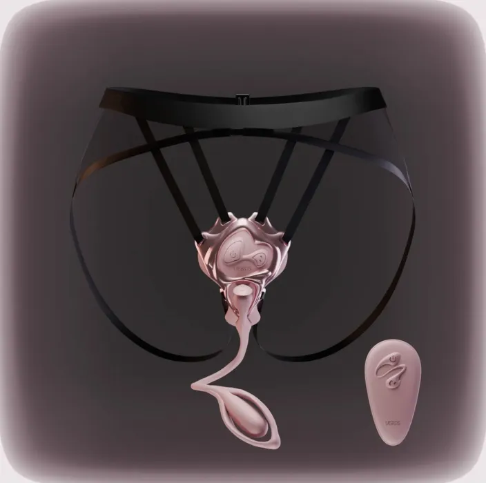 UEROS Remote-control Wearable Vib***** with Detachable Egg Set