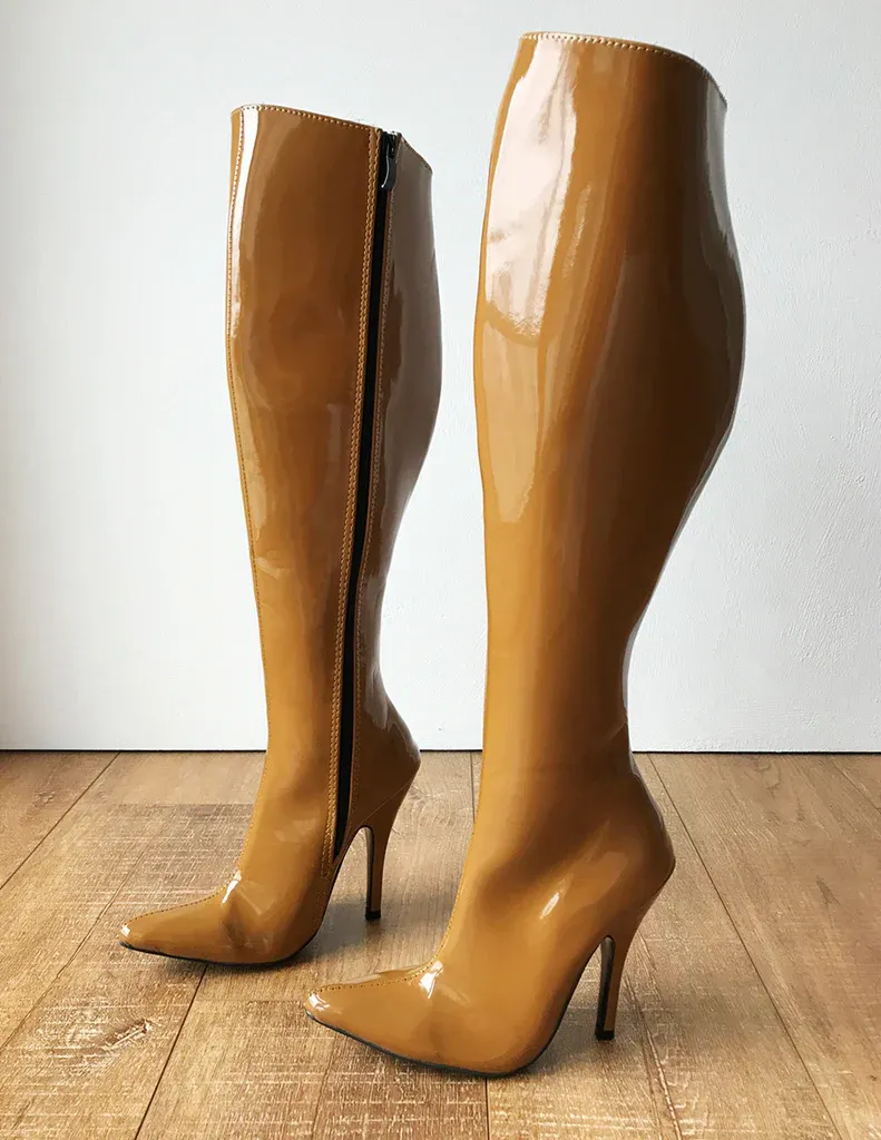 Custom Patent Boots