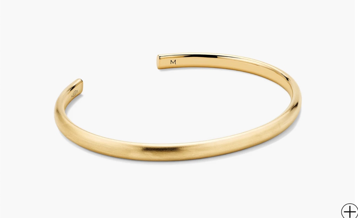 MEIJURI GOLD CUFF BOLD BRACELET