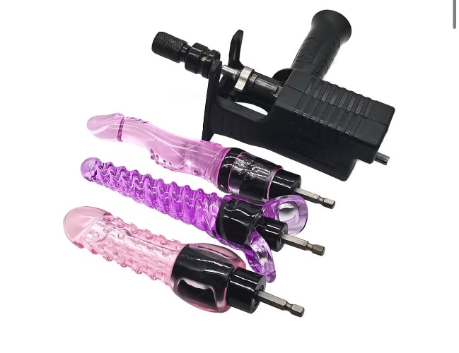 Massage gun with attachments 