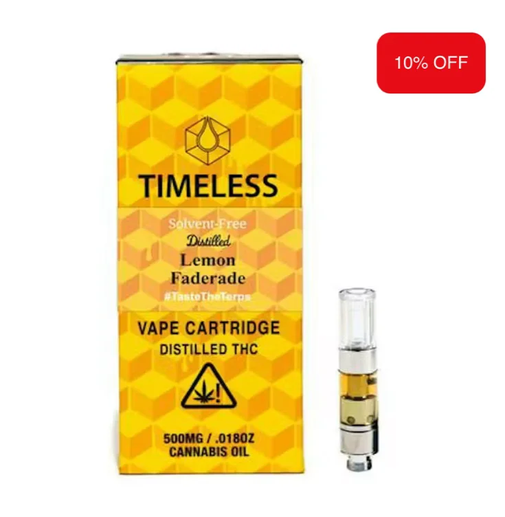 TIMELESS - LEMON FADERADE 1 GRAM VAPE CART