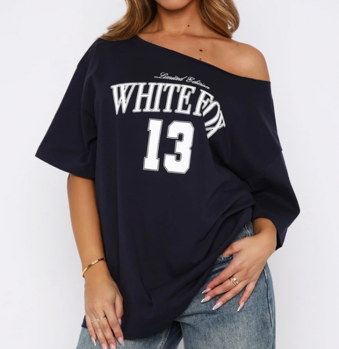 off shoulder tee