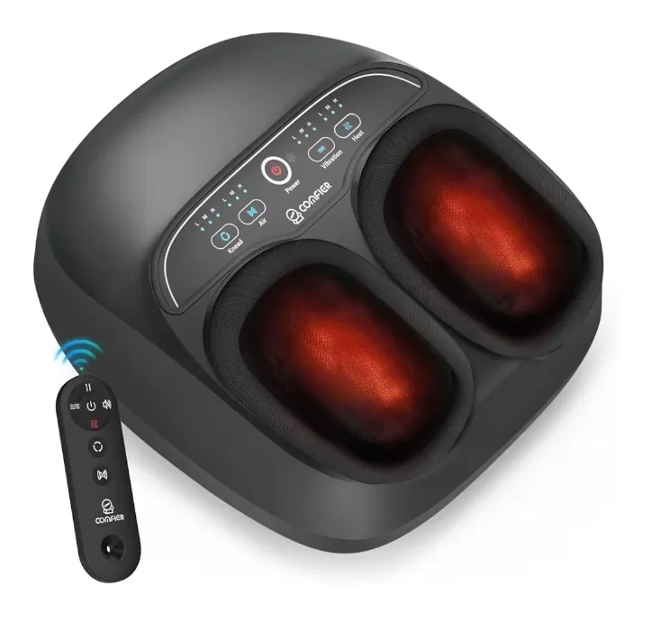 COMFIER Foot Massager with Heat Compression & Vibration Shiatsu Feet Massager 
