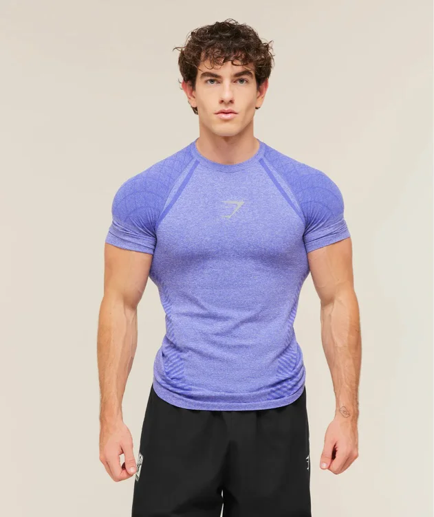 Gymshark Devant Seamless T-Shirt - Amethyst
