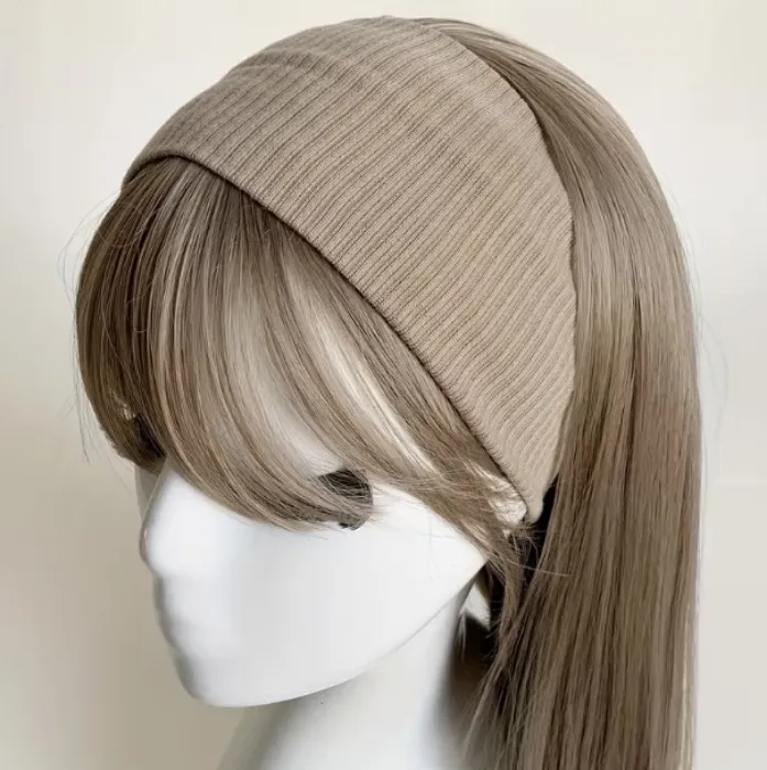 1 4pcs ribbed hair tie in solid color elastic headband yoga - Temu Mexico