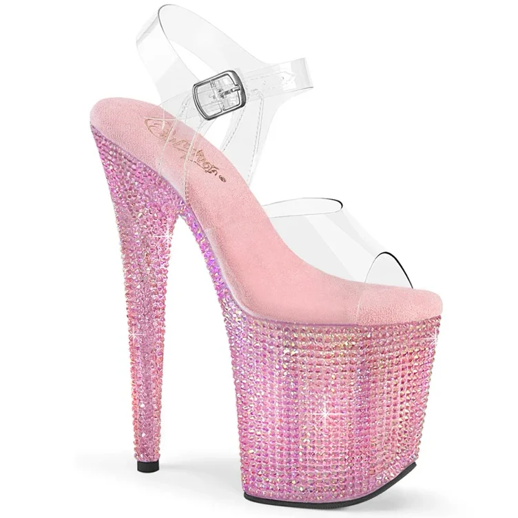 Pink rhinestones