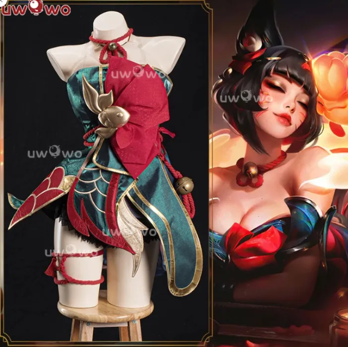 【BFCM PRESALE】CONFIRMED Uwowo League of Legends/LOL: Ahri After Hours Mythic Variant Cosplay Costume - S