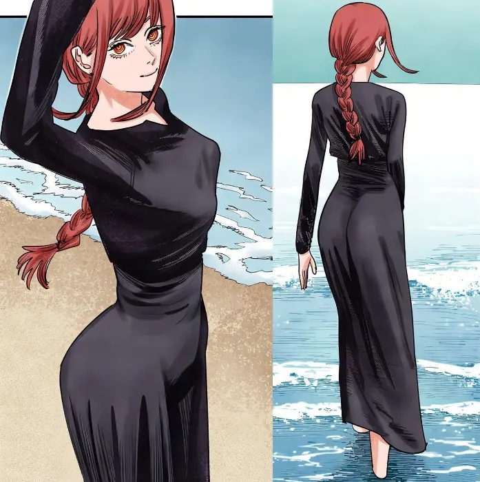 Makima Black Dress Cosplay