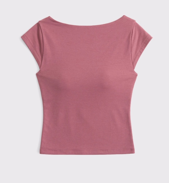 Bra-Free Reversible Scoopneck Top