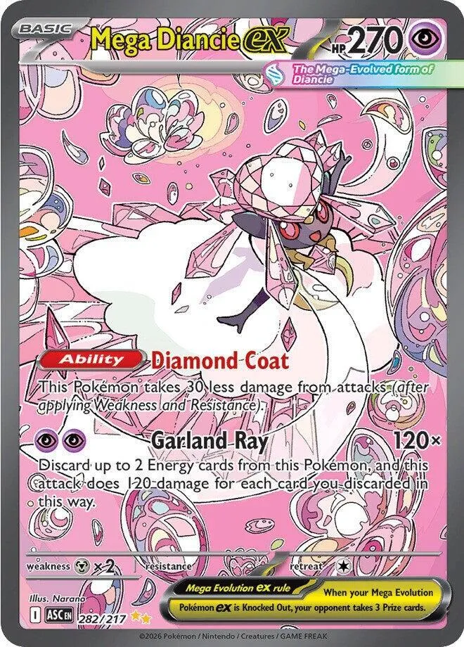 Mega Diancie ex - 282/217 - ME: Ascended Heroes (ASC)
