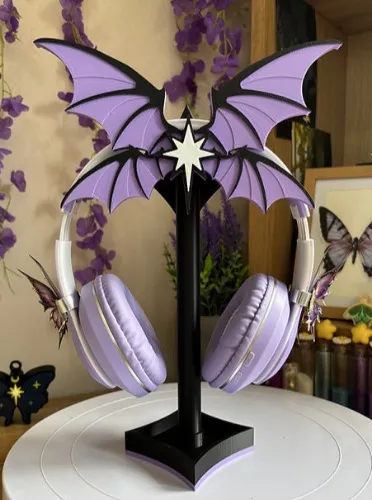 Bat Wings Headphones Stand 