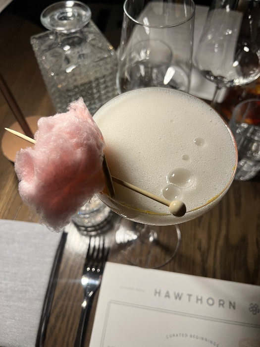 Fancy birthday drink 