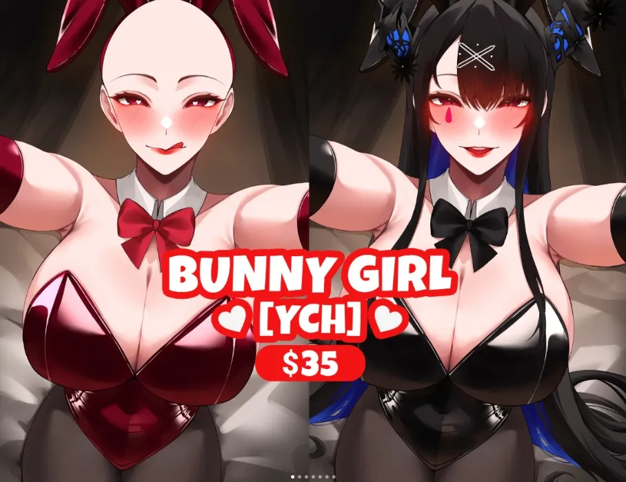 BUNNY GIRL 🐰| YCH by linyi (@linyi)