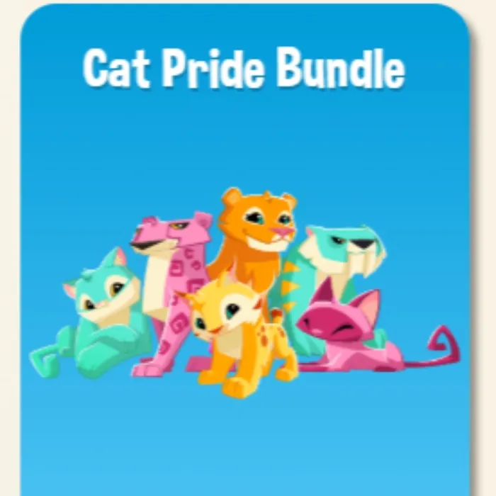 Animal Jam Cat Pride Bundle
