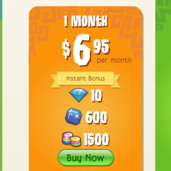 Animal Jam 1 Month Membership