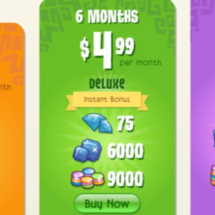 Animal Jam 6 Month Membership