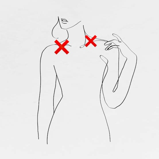 Double collar bone cherub tattoo (half color half red ink)