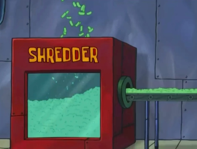 Money Shredder 💕🎀