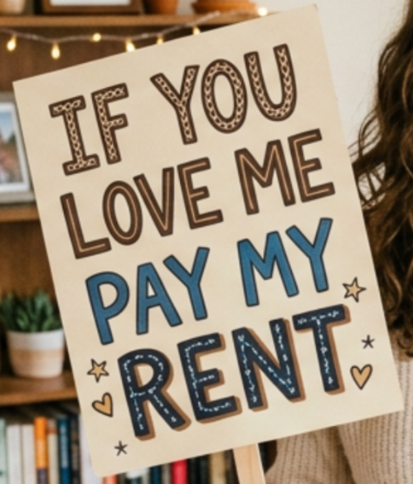 Wanna be punished? Pay my rent! 