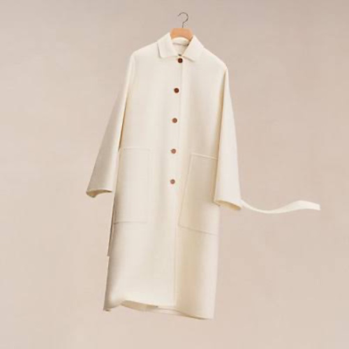 Hermes Cashmere wrap coat