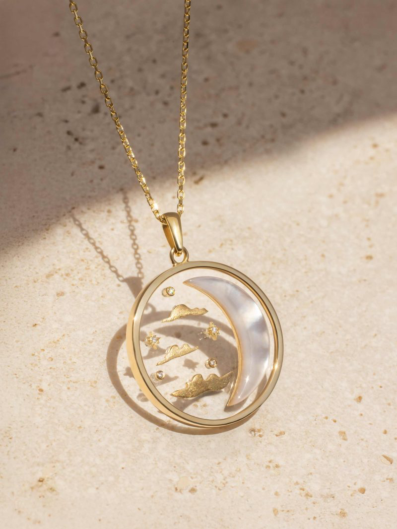 Wish Upon a Moon Necklace | L'Atelier Nawbar