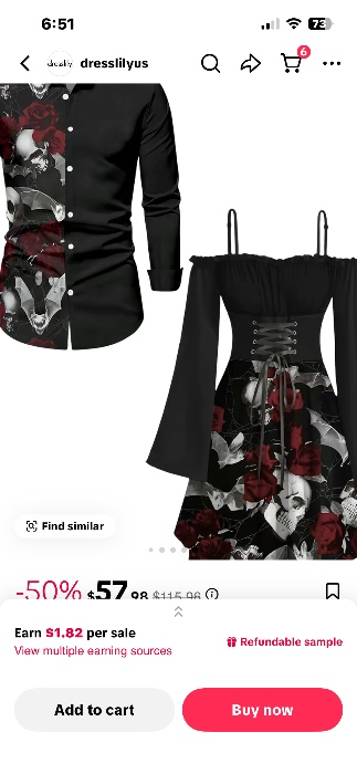 His and her matching outfit 