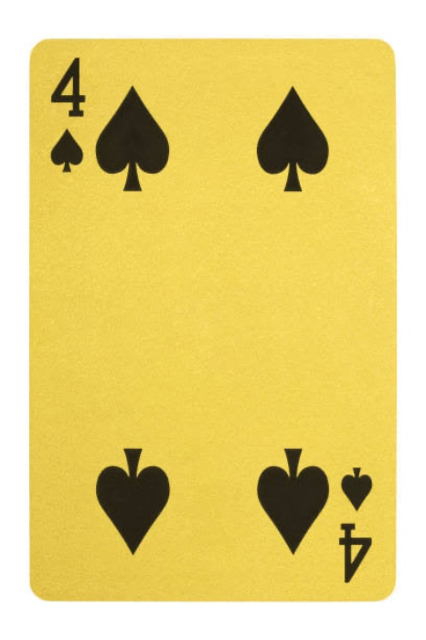 4 of golden cards 
