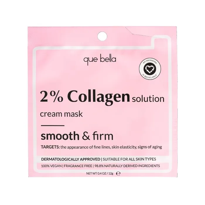 Que Bella Collagen Solution Cream Face Mask