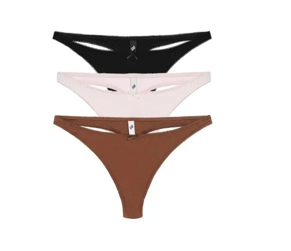 Cotton Jersey Brown, Baby Pink, Black | S