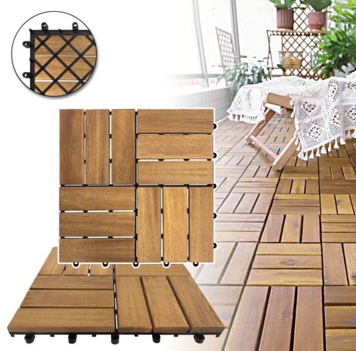 Wooden Plates Balcony