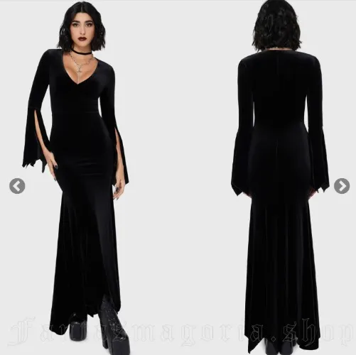 Morticia ahh dress