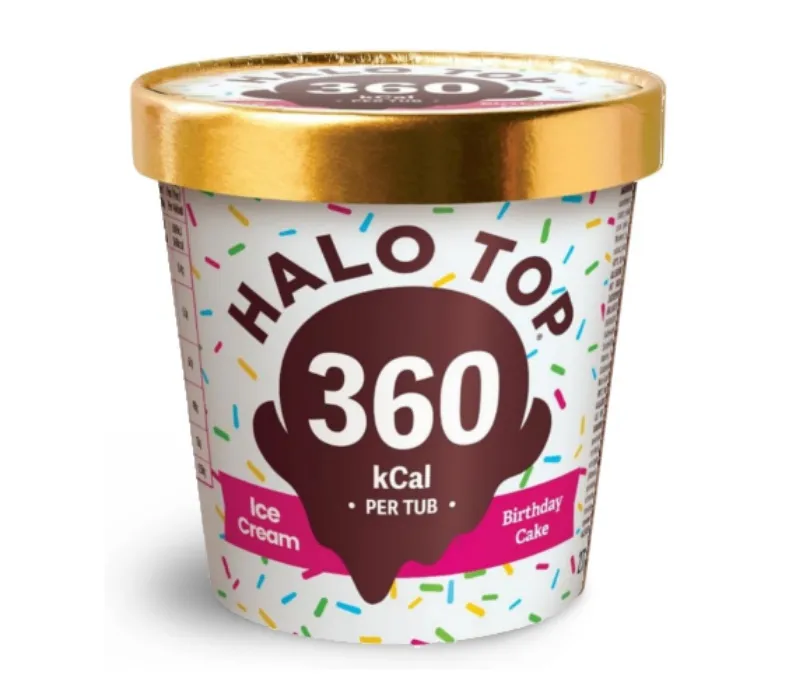 Halo Top Ice Cream - Birthday Cake