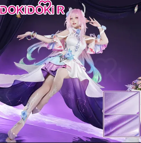 【Partially Ready For Ship】【Size S-3XL】DokiDoki-R Game Honkai: Star Rail Cosplay Cyrene Costume Adult Cyrene | Diamond Satin Ver.-Costume Only / XL-Order Processing Time Refer to Description Page
