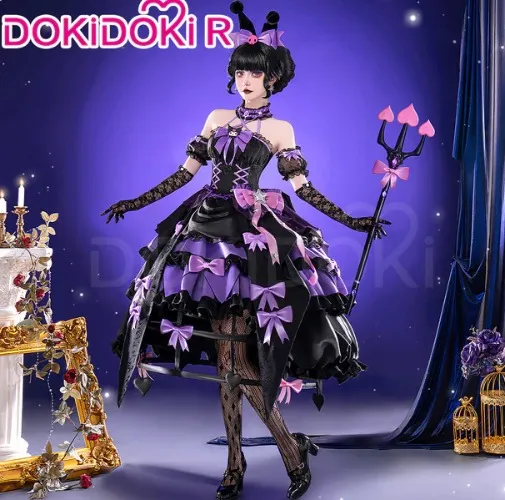 【Partial Size Ready For Ship】【In Stock】DokiDoki-R Game Identity V Cosplay Bloody Queen Mary Costume | Costume With Bustle-XL-In Stock