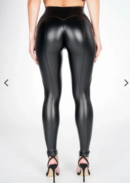 Her Favourite Leather Leggings 