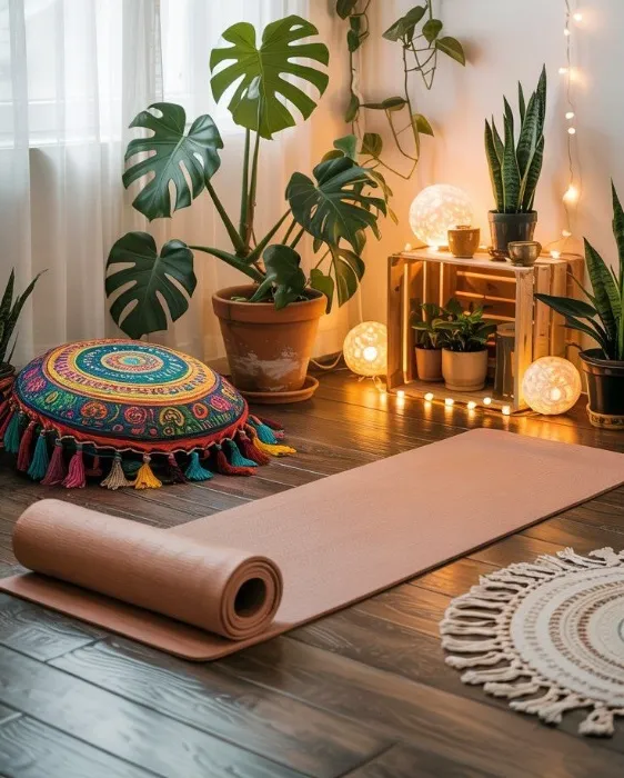 Relaxing Yoga Class