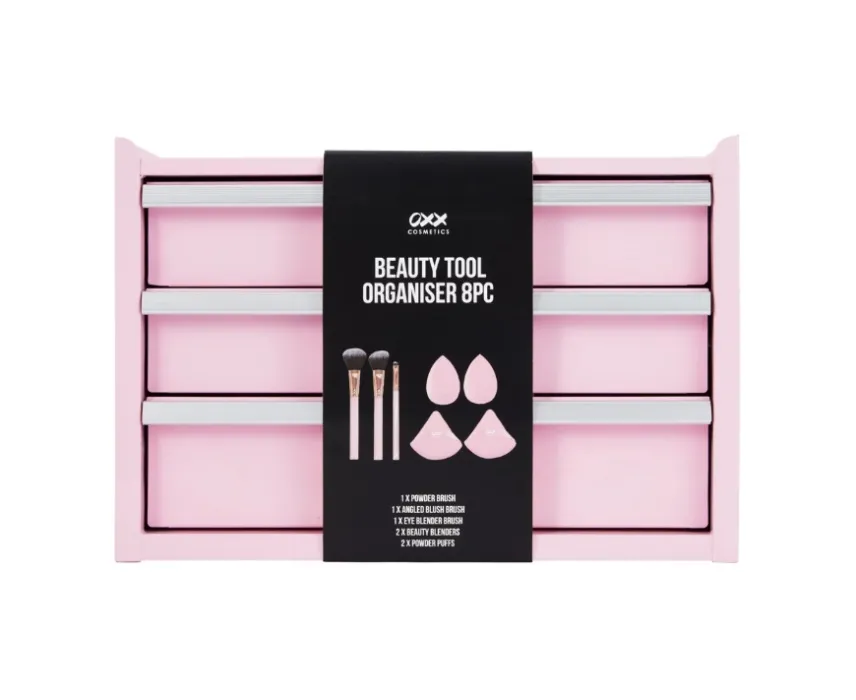 OXX Cosmetics 8 Piece Beauty Tool Organiser
