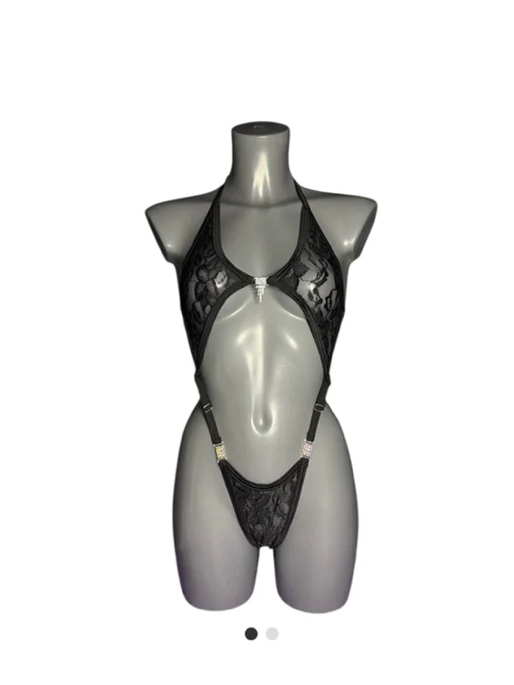 Mini Kini - Black Lace