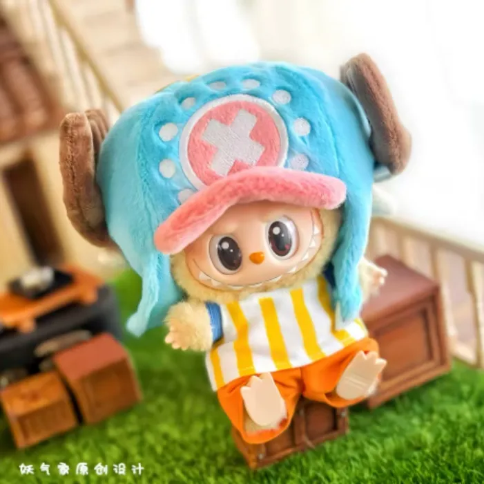 New Only Clothes For 17cm Labubu Dolls Clothes Clothes One Piece Luffy & Chopper Anime Accessories Suitable Doll Clothes - AliExpress 26