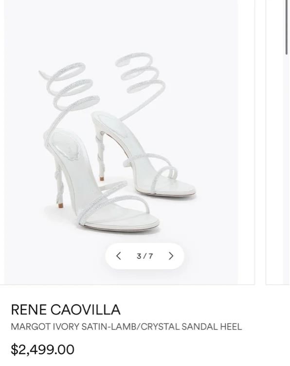 RENE CAOVILLA MARGOT IVORY