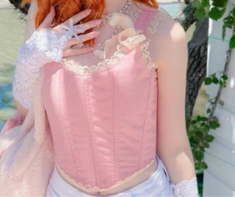 pink corset