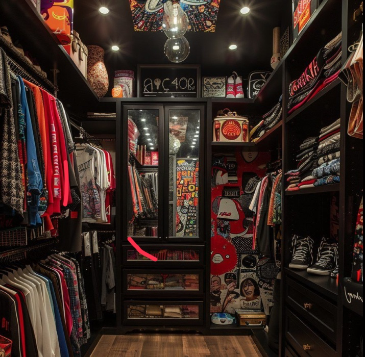 ˑ.⊹ 2222 ⊹.ˑ Wardrobe Room