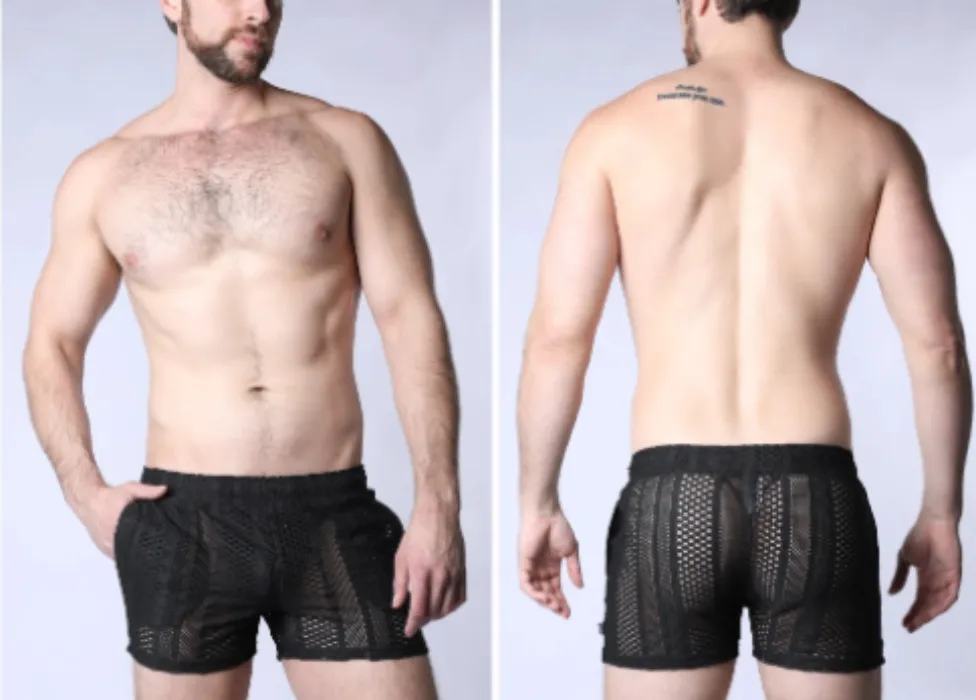 Sicily Crochet Mesh Short