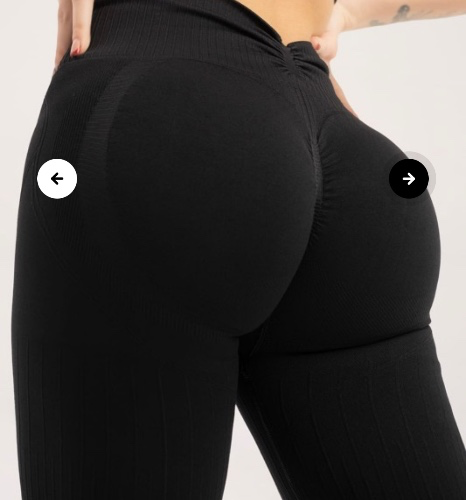 Black leggins for the gym 